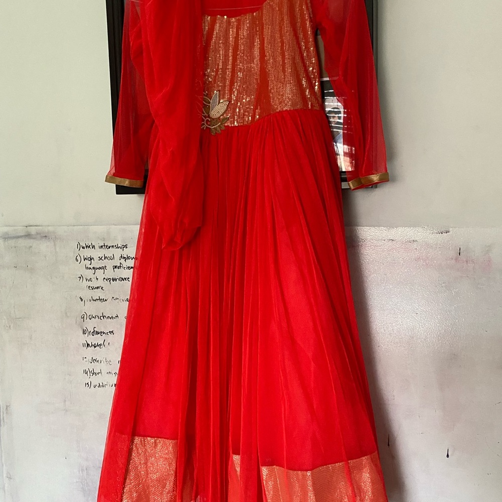 COPY - Eid   New soft Net  sequence and beads Gown S-M - Picture 6 of 6